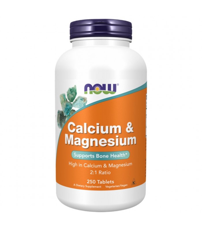NOW Calcium & Magnesium 2:1, 250табл