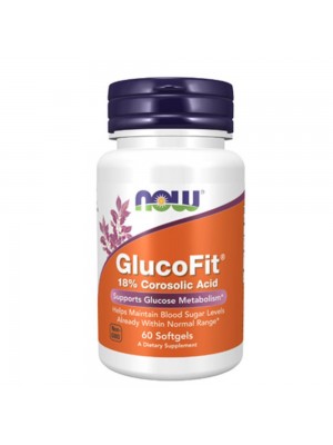 NOW GlucoFit, 60Softgels - при диабет и затлъстяване