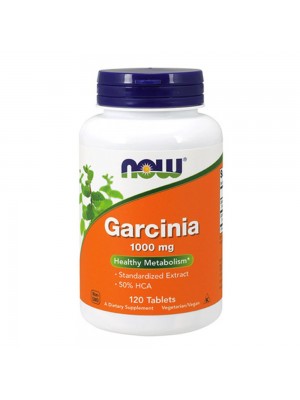 NOW Garcinia 1000mg , 120табл - за отслабване