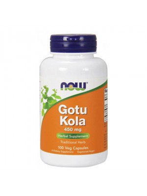 NOW Gotu Kola 450мг, 100капс - Подпомага мозъка