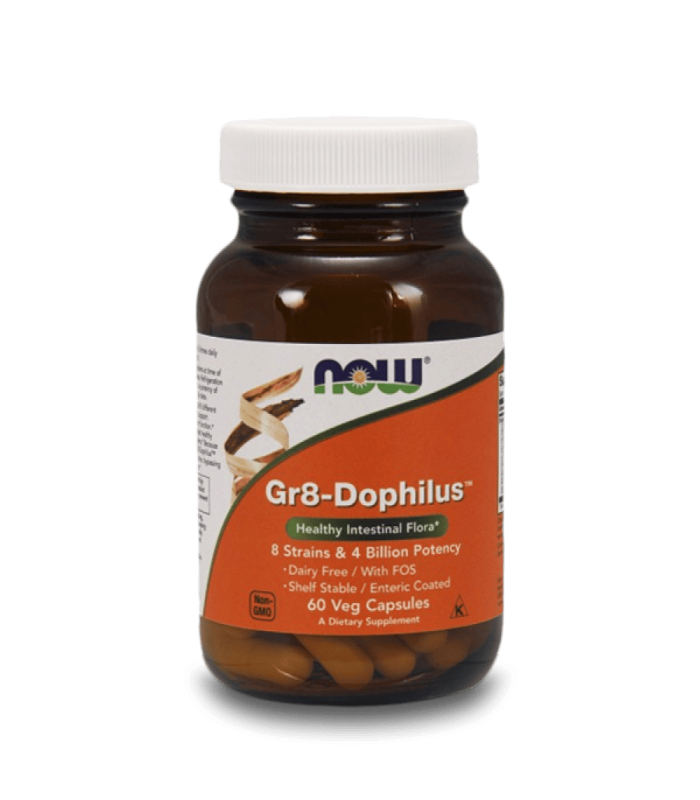 NOW Gr-8-Dophilus 60капсули - Пробиотик
