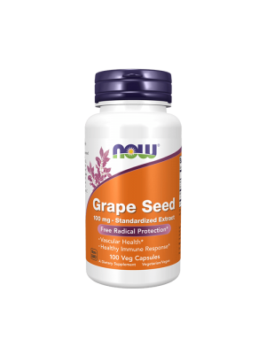 Now Grape Seed 100мг 100капс - Екстракт от гроздови семки