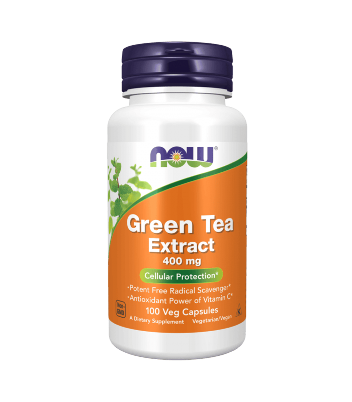 NOW Green Tea Extract 400 мг 100капс - Екстракт от зелен чай