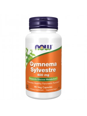 NOW Foods Gymnema Sylvestre 400мг, 90капс - диабет и отслабване
