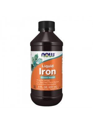 NOW Iron Liquid,  237 ml - Течно желязо