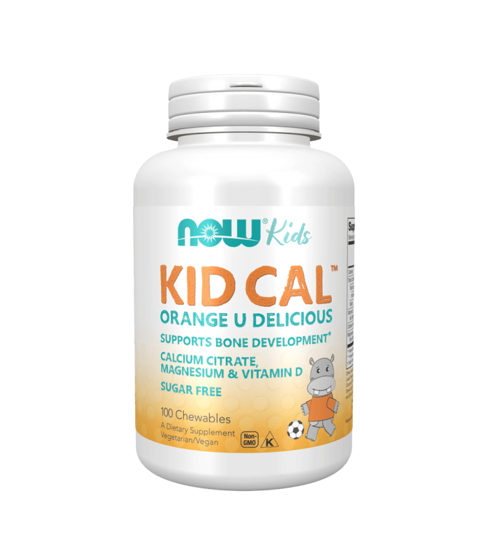 NOW Kid Cal Chewable Calcium, 100табл - Детски дъвчащ калций