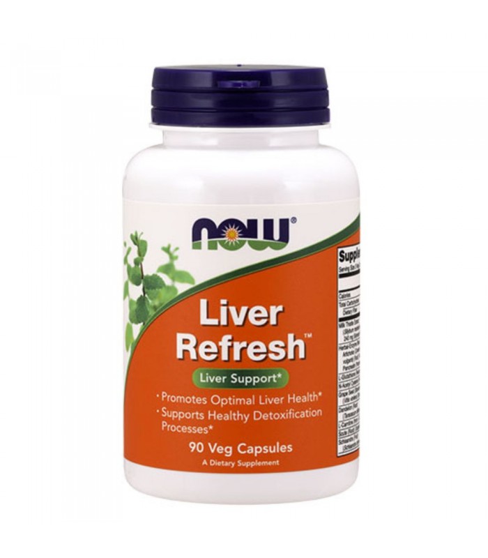 NOW Liver Refresh, 90капс - Прочистване на черен дроб