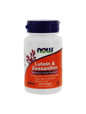NOW Lutein & Zeaxanthin 60капс - витамини за очи