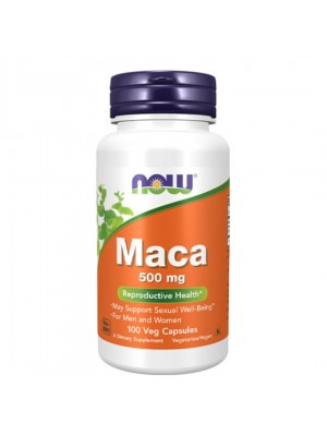 NOW Maca 500мг, 100капс - Репродуктивно здраве