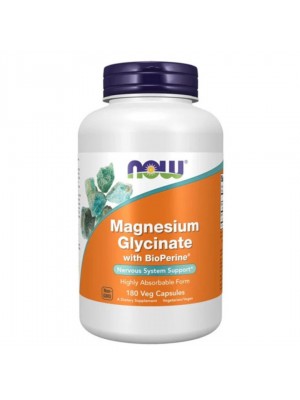 NOW Magnesium Glycinate with BioPerine,180капс