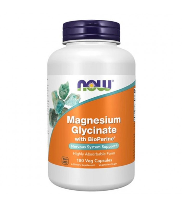 NOW Magnesium Glycinate with BioPerine,180капс