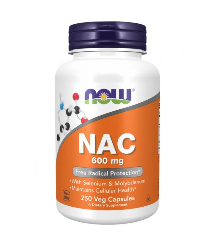 NOW Foods NAC Acetyl Cysteine 600mg  250 капсули