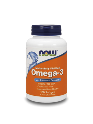 NOW Omega 3 1000мг-100 дражета Омега 3 мастни киселини