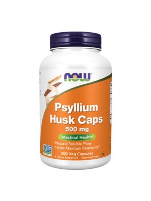 NOW Psyllium Husk Caps 500мг, 500капс - фибри Живовляк