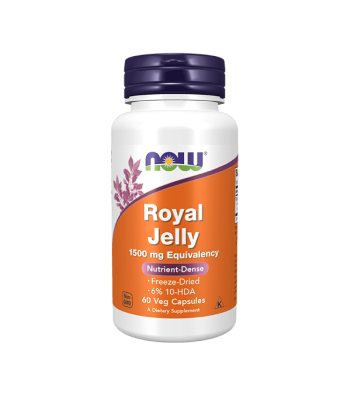 Now Royal Jelly 1500мг 60капс - Пчелно млечице