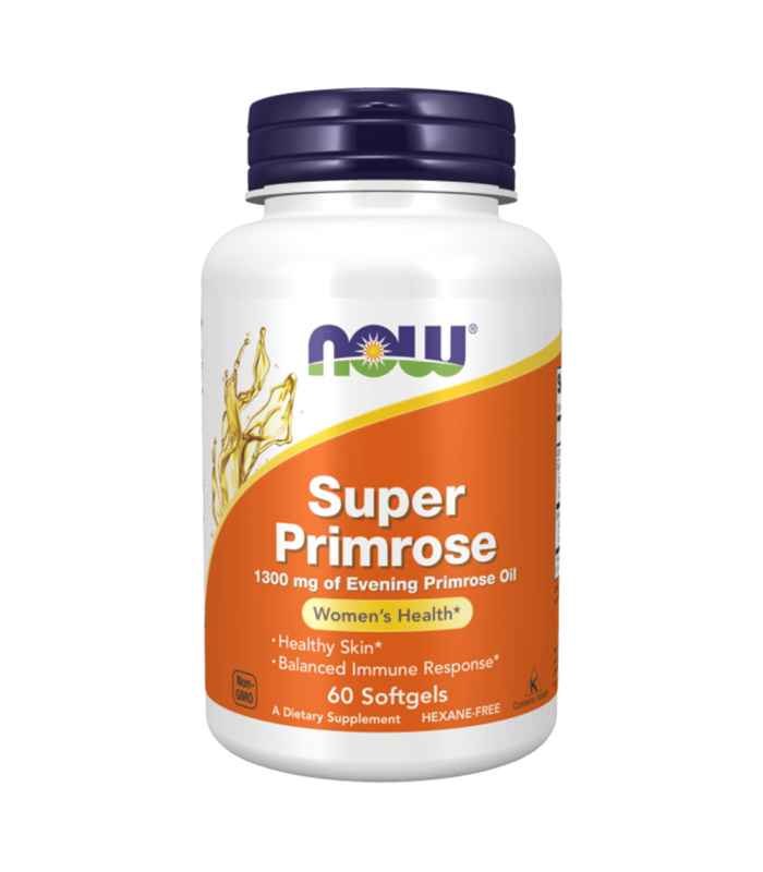 NOW Super Primrose Oil 1300mg 60капс -  Масло от вечерна иглика