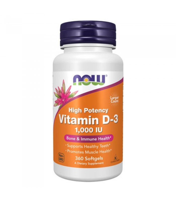 NOW Vitamin D-3 / 1000 IU,  360капс 