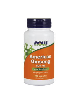 NOW American Ginseng 500мг 100капс. Американски женшен NOW American Ginseng 500мг 100капс. Американски женшен