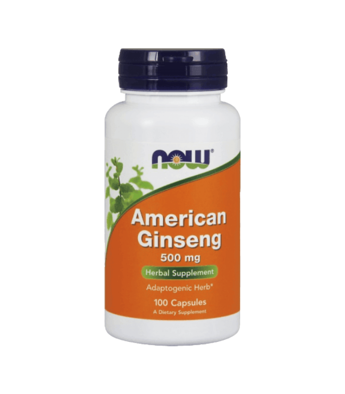 NOW American Ginseng 500мг 100капс. Американски женшен