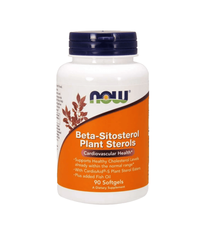 NOW Beta-Sitosterol Plant Sterols 90капс - нормален холестерол