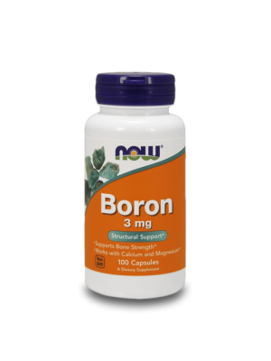 NOW Boron 3 мг 100капс - минерал Бор