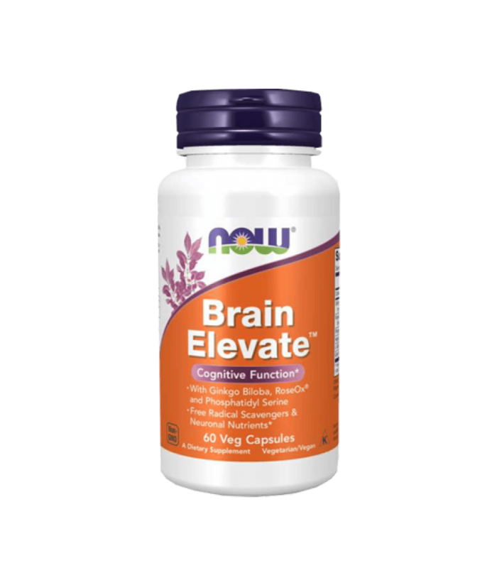 NOW Brain Elevate 60капс - Витмини за мозъка