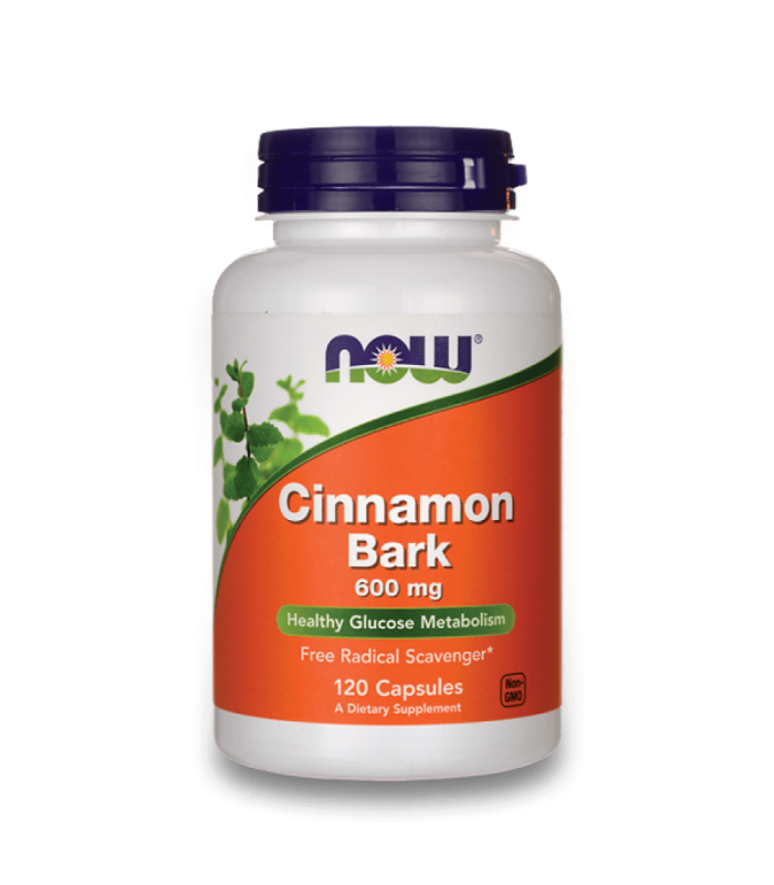 NOW Cinnamon Bark 600мг 120капс - Екстракт Канела
