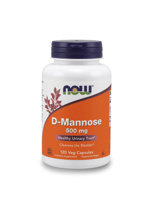 Now D-Mannose 500 мг 120 капсули Д-маноза