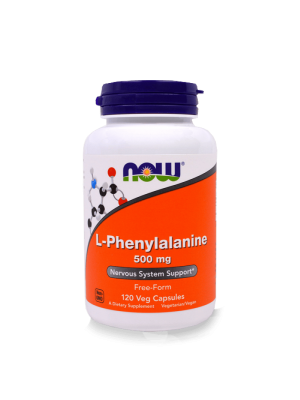 NOW L-Phenylalanine 500 мг 120 капсули L-фениланин