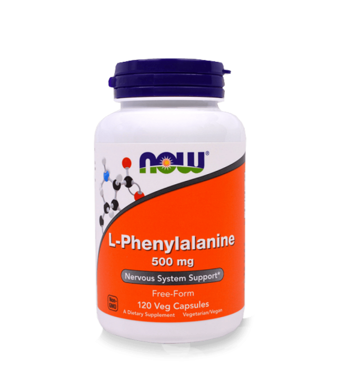 NOW L-Phenylalanine 500 мг 120 капсули L-фениланин