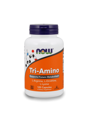NOW Tri-Amino L-Arginine L-Ornithine L-Lysine 120капс
