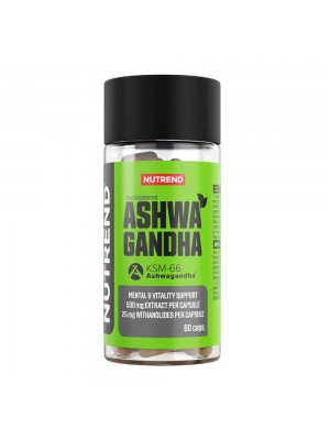 NUTREND Ashwagandha 60 капсули - Ашваганда