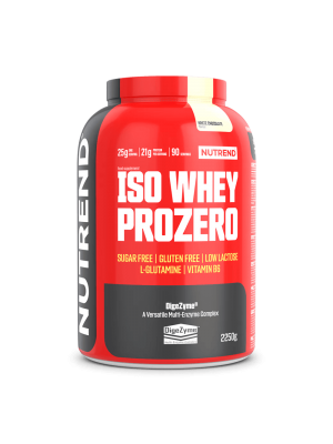 NUTREND Iso Whey Prozero 2250гр - Суроватъчен протеин изолат 