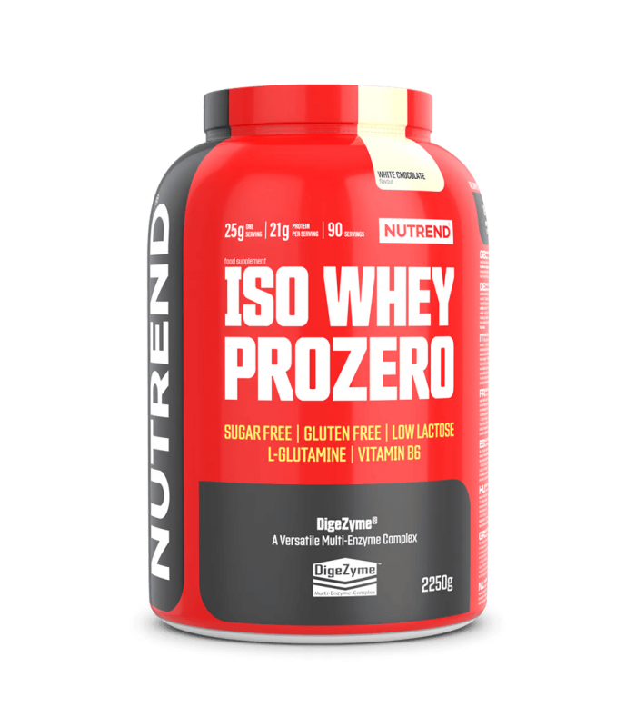 NUTREND Iso Whey Prozero 2250гр - Суроватъчен протеин изолат