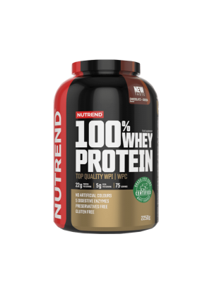 NUTREND 100% Whey Protein 2250г, 20 вкуса - Суроватъчен протеин