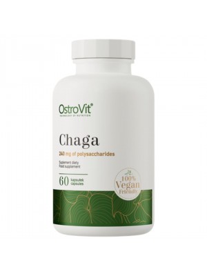 OstroVit Chaga 600мг, 60капс - Биостимулатор