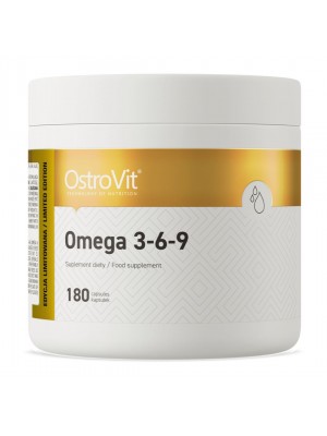 OstroVit Omega 3-6-9, 180 гел капсули
