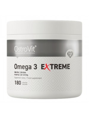 OstroVit Omega 3 Extreme, 75% EPA + DHA - 180капс