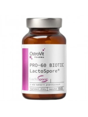 OstroVit PRO-60 BIOTIC LactoSpore, 60капс - пробиотик