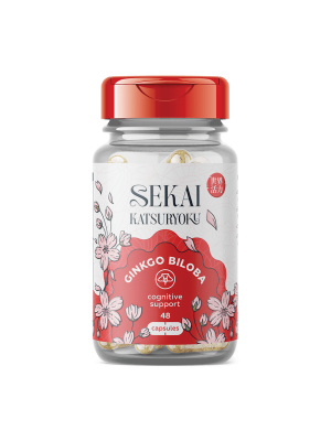 SEKAI KATSURYOKU Ginkgo Biloba 48капс - Гинко билоба