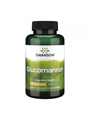 SWANSON Glucomannan, 90капс - фибри за отслабване