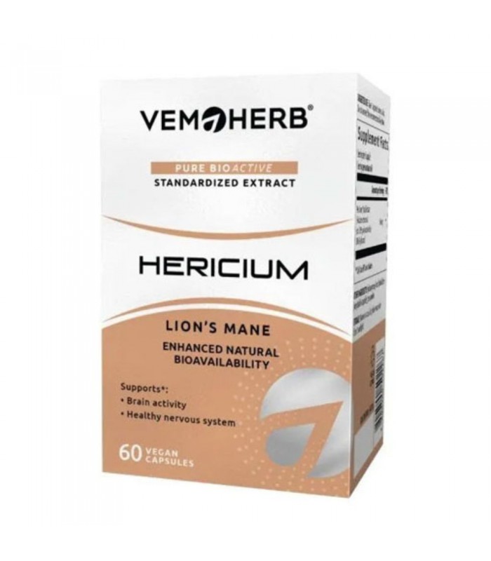 VEMOHERB Hericium, 60капс - подпомага мозъка