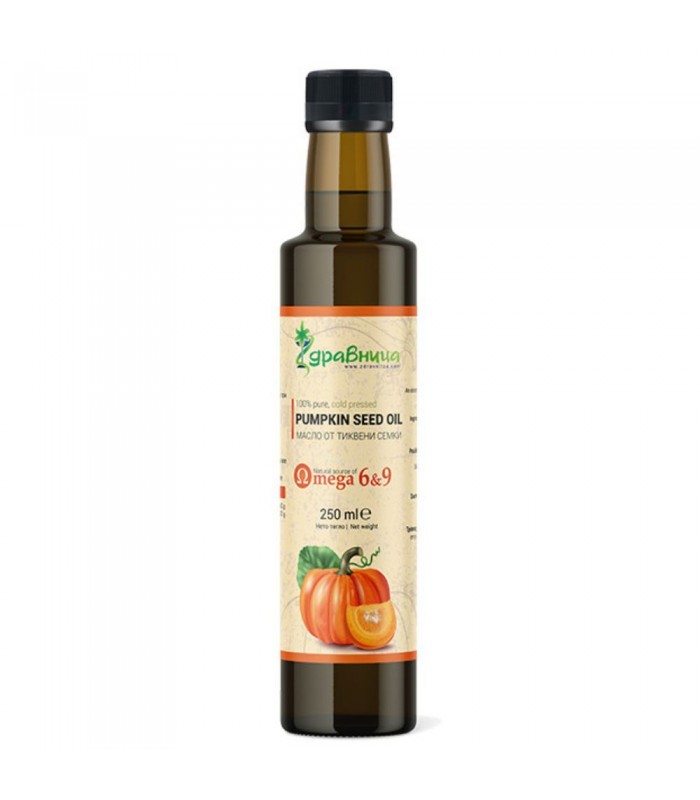 Масло от тиквени семки, 250мл - Студено пресовано