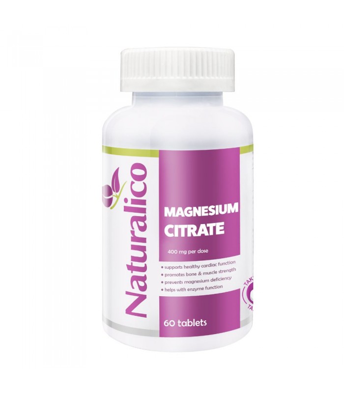NATURALICO Magnesium Citrate при крампи и магнезиев дефицит