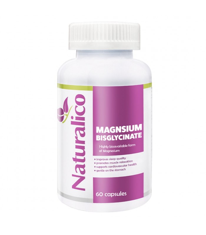 NATURALICO Magnesium Bisglycinate 60капс - Магнезиев бисглицинат