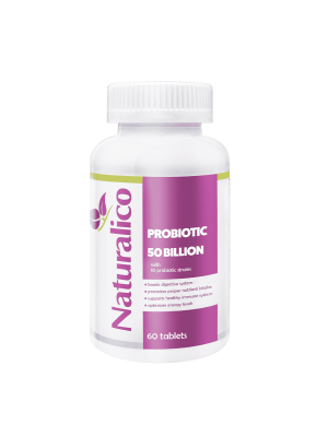 NATURALICO Probiotic 50 Billion 60табл -  Пробиотик 10 щама