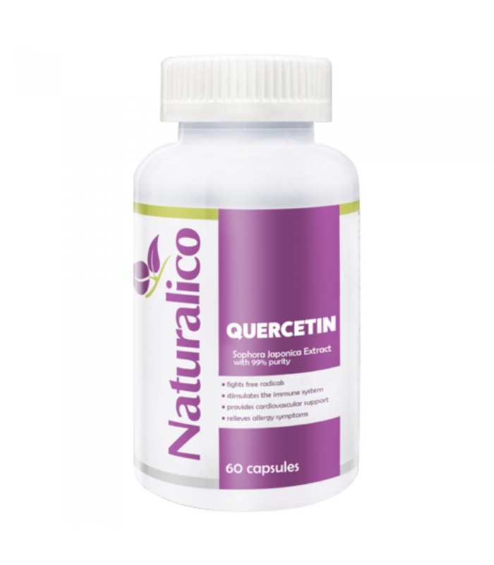 NATURALICO Quercetin 400mg за здравето на белите дробове и очите
