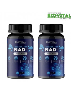 NAD+, 120капс - Клетъчно стареене и Енергиен метаболизъм