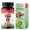 Капсули Алкотокс + капки Хепавитал против алкохолна зависимост