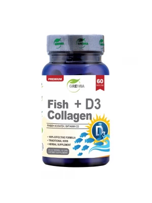 Fish Collagen + D3, 60капс - за стави и имунитет